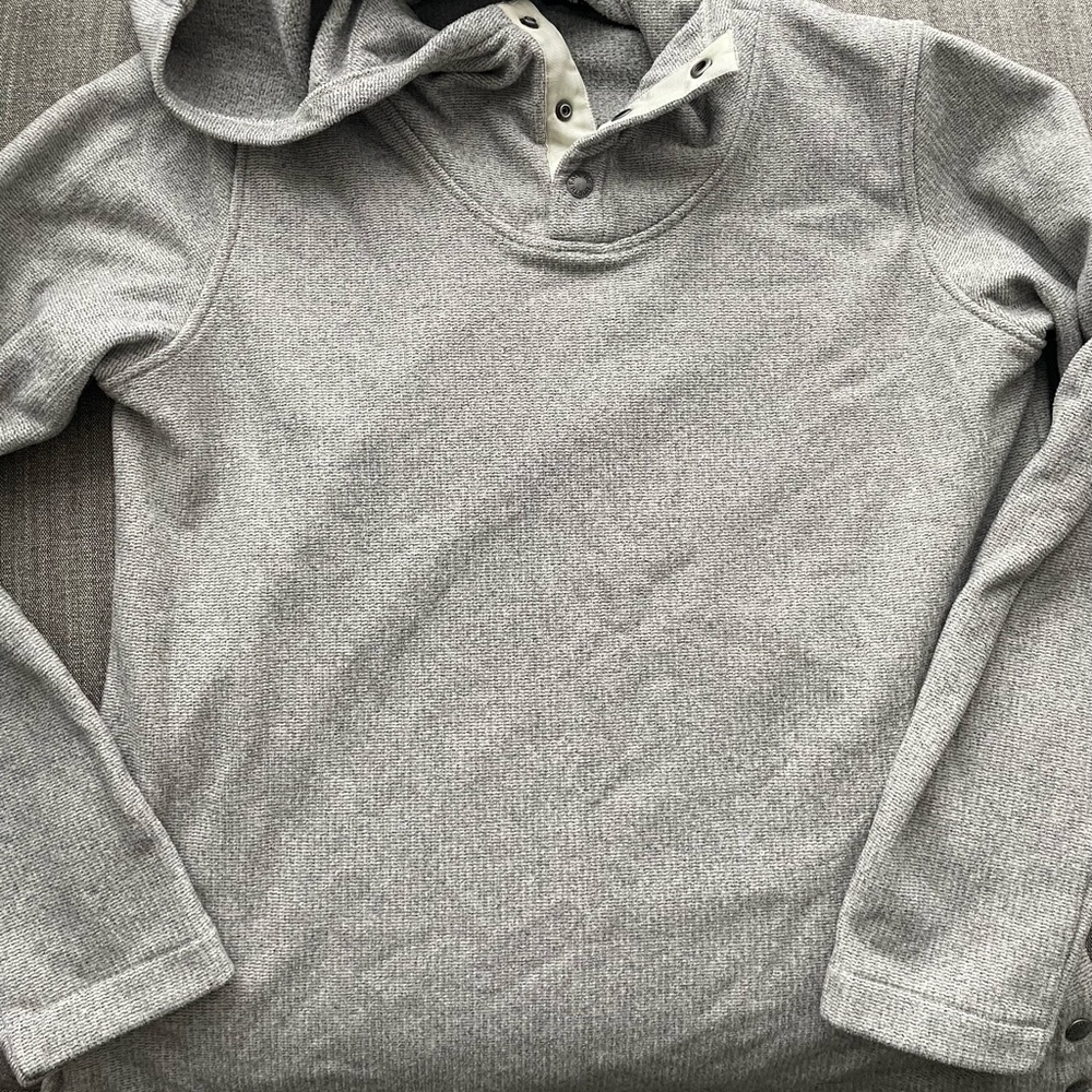 North Face Knit Stitch Fleece Hoodie